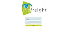 Tablet Screenshot of campari.eyefreight.com