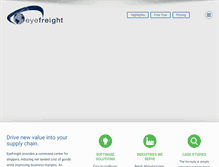Tablet Screenshot of eyefreight.com